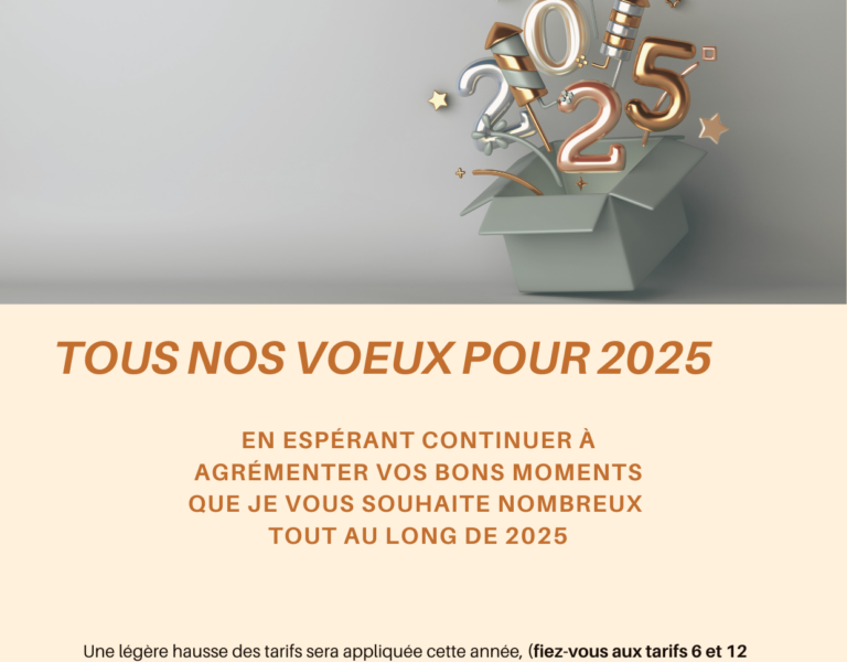 Tous nos vœux pour 2025